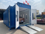 Portable Spray Booth Movable Container Style Paint Room For Car Painting