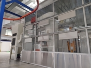 Touch Screen Control Powder Coating Line For Heavy Industry Equipment Customied Paint Solution