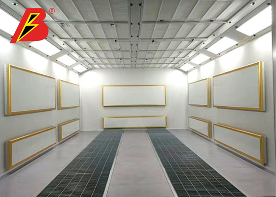 Low Odor Vehicle Spray Painting Booth Water Based Paint Drying Line