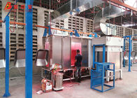 Powder Coating Line Hanging Style Or Ground Rail Hight Temperature Over