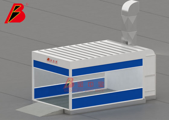 Electric Curtain Prep Station Spray Line Booth Fast Repair System Paint Booth
