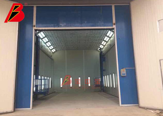 TUV large Truck vehicle Industrial Spray Booth with 3D lift inside