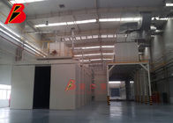 2.5m Min TUV Painting Production Line With Sliding Door Baking Oven