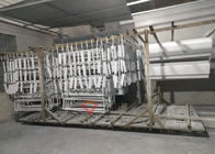 Trolley For Metal Part Baking In Powder Coating Line Save Energy For Baking Room