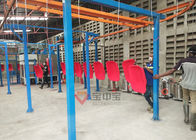 Metal Factory Power Coating line + Oven with Trolley Supporting Frame