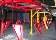 Project For Hanging Transport Powder Coating Line In Metal Factory