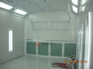 Water Curtain Paint Room Customized Large Industrial For Train / Aircraft Parts Infrared Lamp Paint Booth