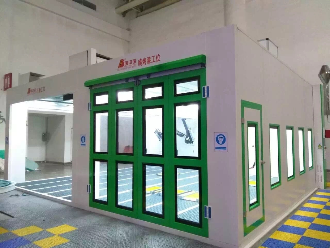 Teaching Spary Booth Big Glass Paint Booth For School Training Spray Equipment