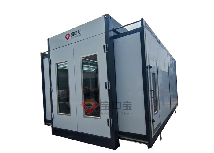 Movable Spray Booth With Side Wall Expansion Container Paint Room for Car