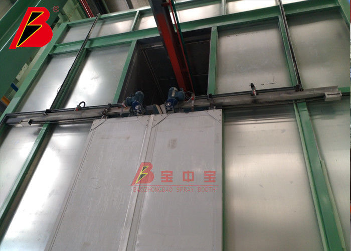 90min Automatic Spray Coating Line With Electric Open Metal Doors