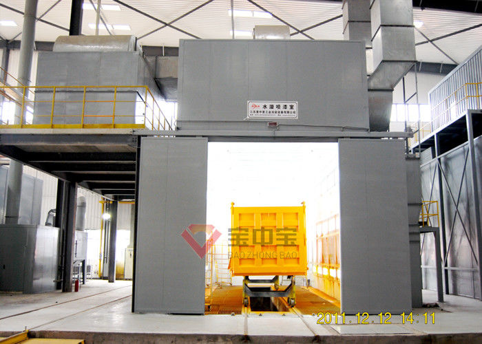 Spray Painting Production Line for Millitary Vehicle With Base Rail Baking Room