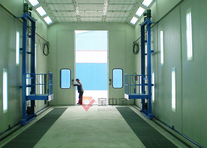 3D Lift Working Platform for Customized Bus Paint Booth Drive throught Spray booth