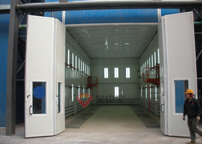 1000Lux Bus Spray Booth With Side Light Fan On Top Truck Paint Booth