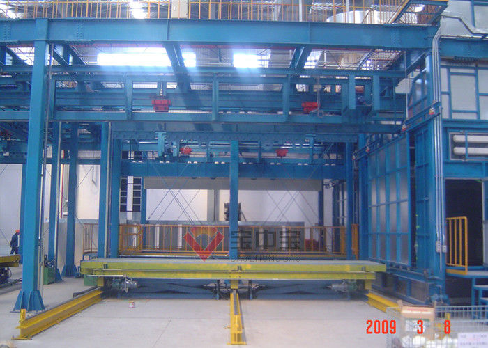 Automatic Transport System For Heavy Machinery Paint Booth