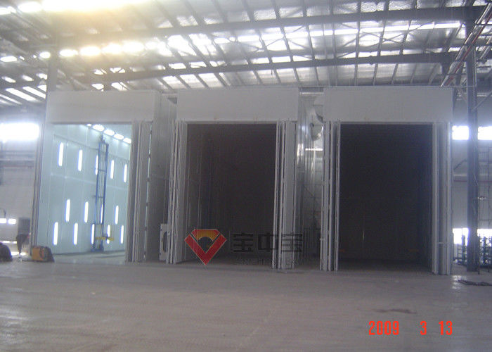 Connection Spray Booth For Heavy Machinery Paint Line Top Coating Equipment Line