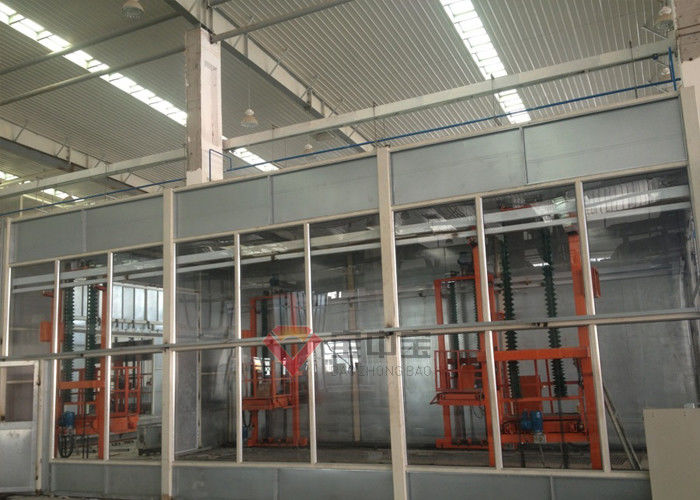 Customied Bus Spray Booth Painting Production Line For Yutong Bus Paint Equipments