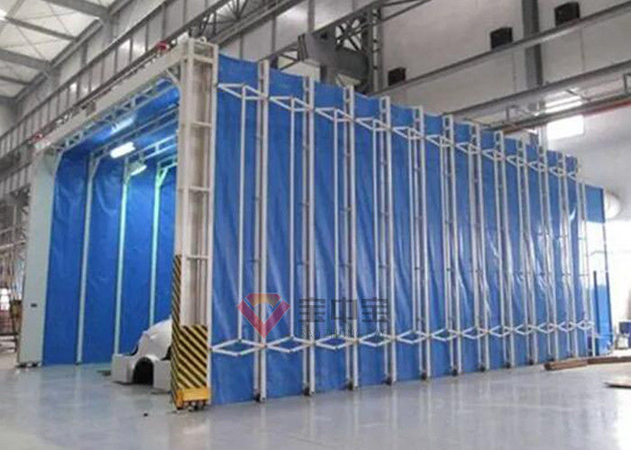 Telescopic Paint Spray Booth For Large Heavy Duty Workpieces Industry Paint Room