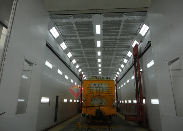 Metro Paint Booth Train Spray Booths With Trolley Equipments