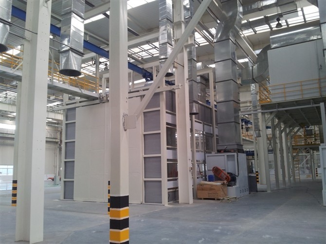 Industry Production Automatic Liquid Paint Booth