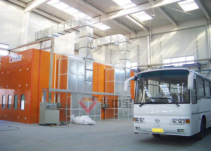 Bus Truck Painting Booth BZB Brand Industrial Spray Booth With 3D Lifting Working Platform